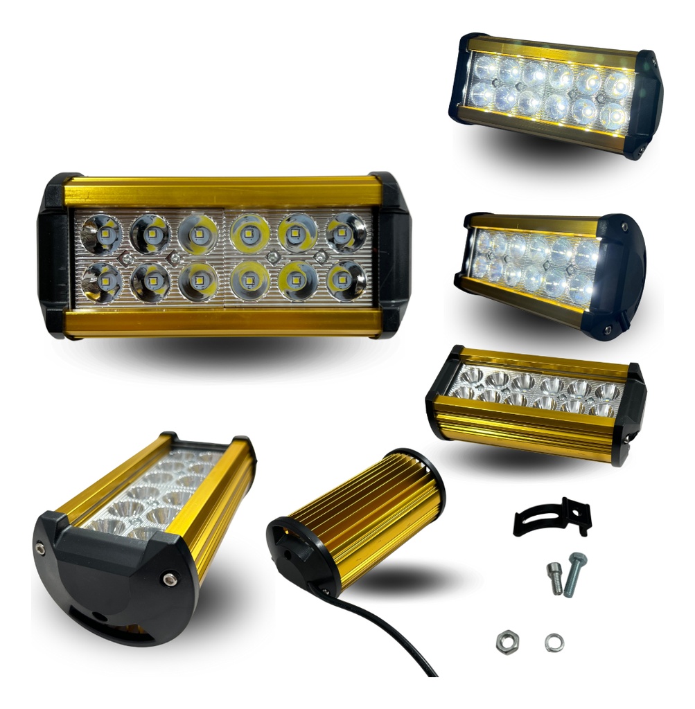 Faro Auxiliar Hyperled Ir-1820 8-80v 36w 2400lm