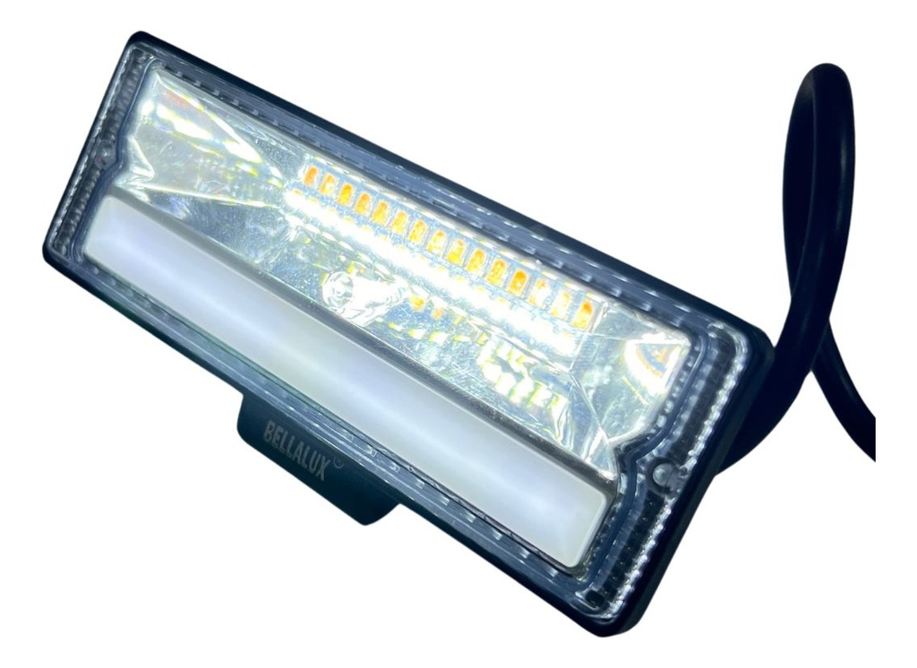 Faro Auxiliar Hyper 18led Bi-color Ojo Angel 3800