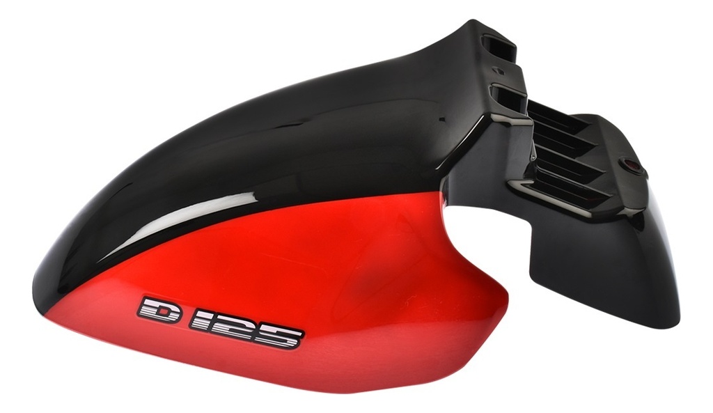 Salpicadera Delantera Italika Negro Rojo D125 20-21 Original