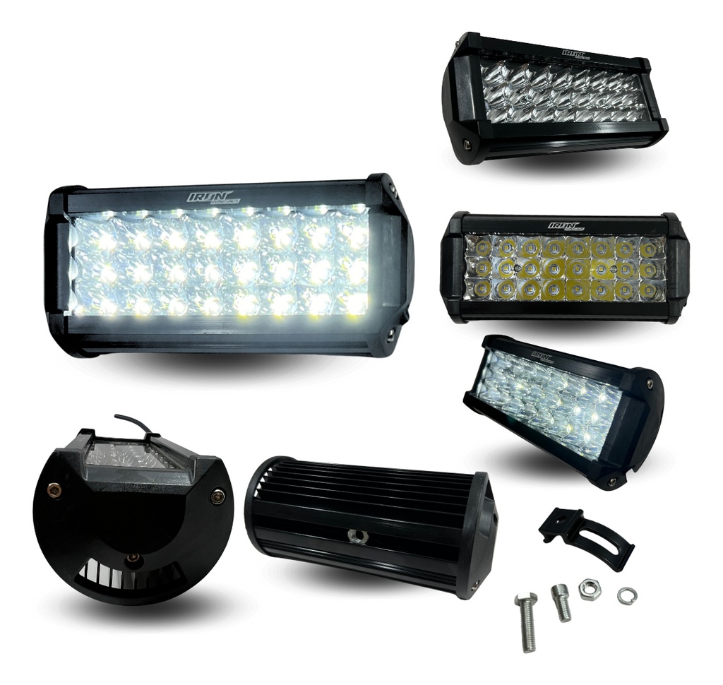 Faro Auxiliar Hyperled Iron Racing 72w 7000k 4800lm Ir-1860