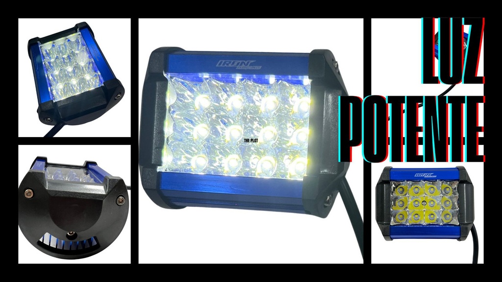 Faro Auxiliar Hyperled 36w 7000k 2400lm