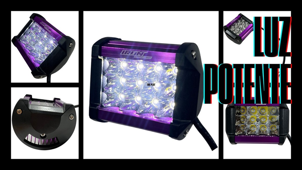 Faro Auxiliar Hyperled 36w 7000k 2400lm