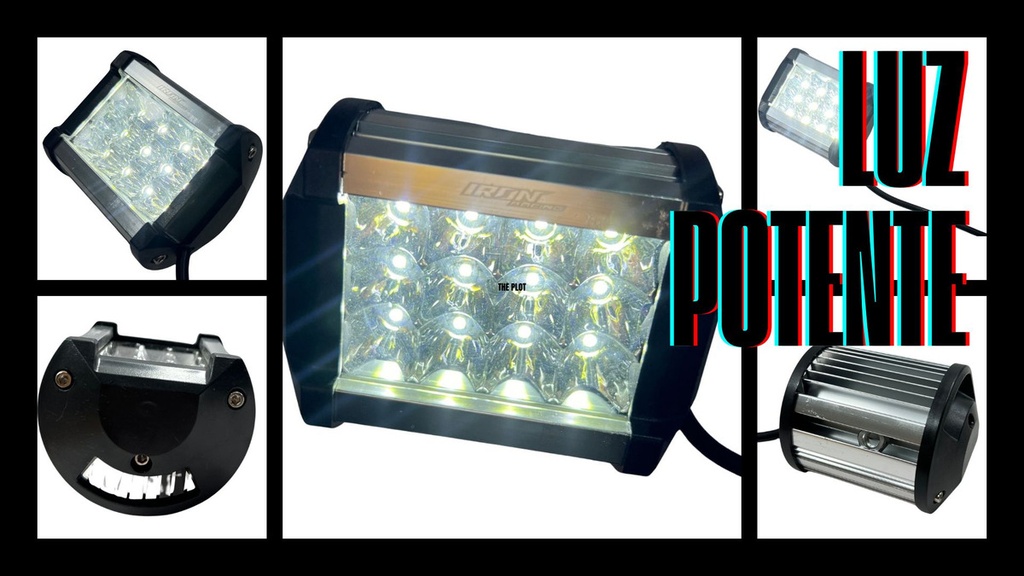 Faro Auxiliar Hyperled 36w 7000k 2400lm