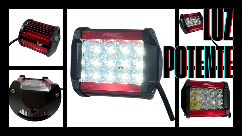 Faro Auxiliar Hyperled 36w 7000k 2400lm