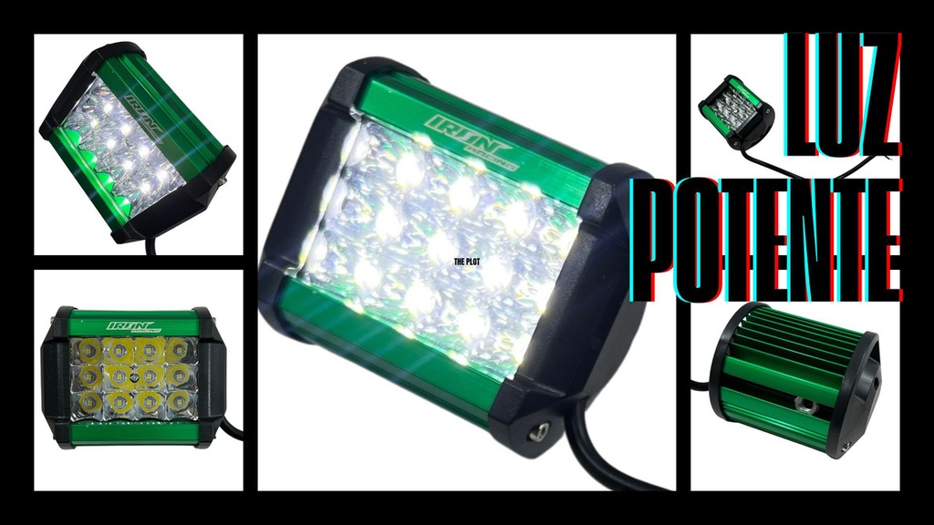 Faro Auxiliar Hyperled 36w 7000k 2400lm