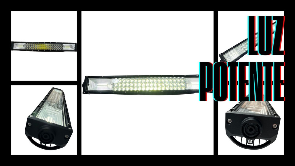 Faro Barra 90led Soporte Aluminio Universal