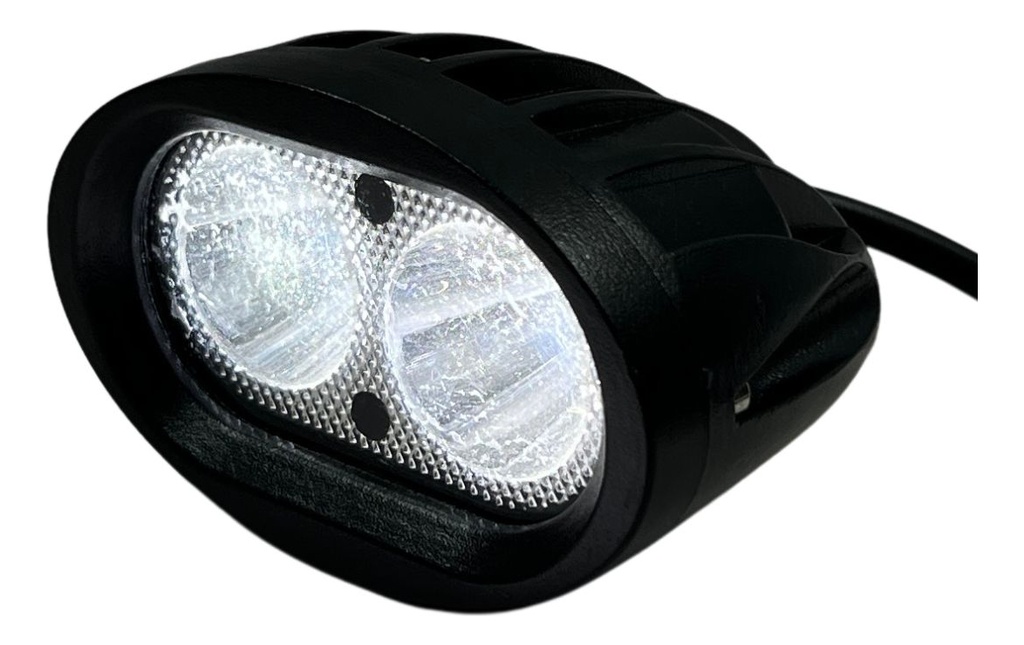 Faro Auxiliar Hyperled Luz Blanca Estrobo 20w 2300lm Negro