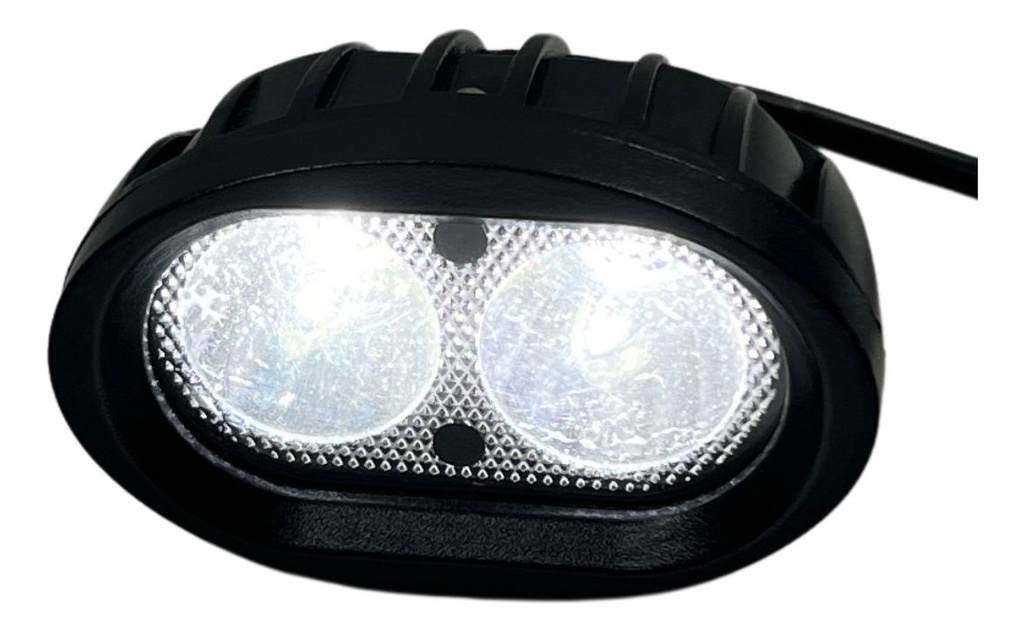 Faro Auxiliar Hyperled Luz Blanca Estrobo 20w 2300lm Negro