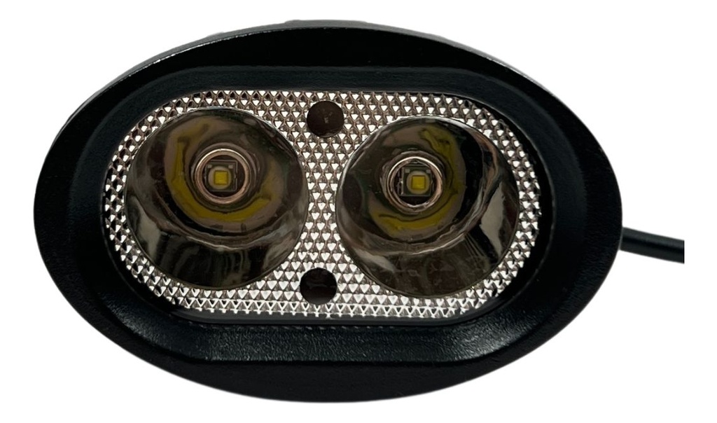 Faro Auxiliar Hyperled Luz Blanca Estrobo 20w 2300lm Negro