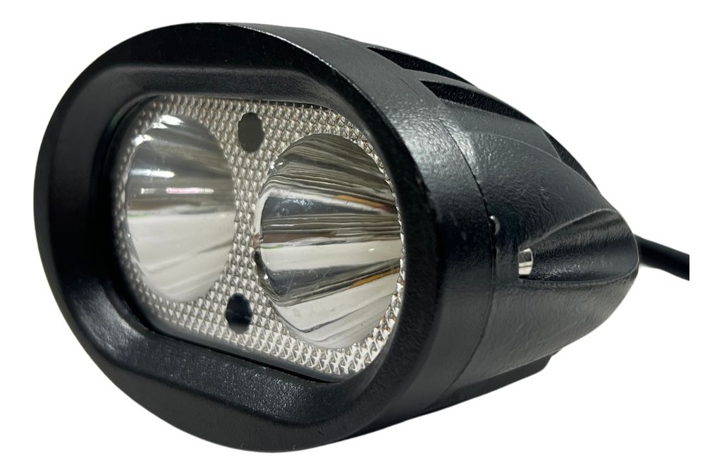 Faro Auxiliar Hyperled Luz Blanca Estrobo 20w 2300lm Negro