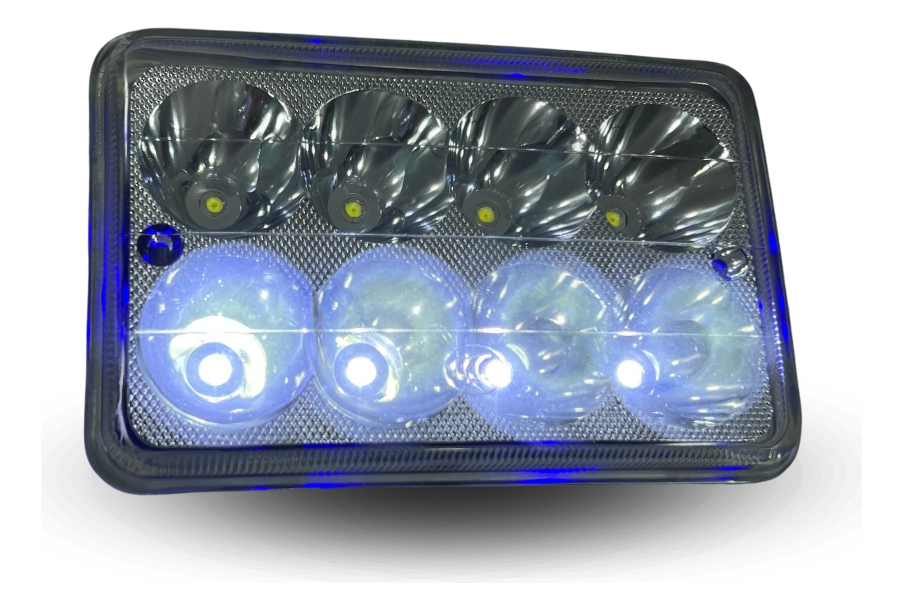 Faro Para Moto Universal Cromo Dc 10-95v 40w