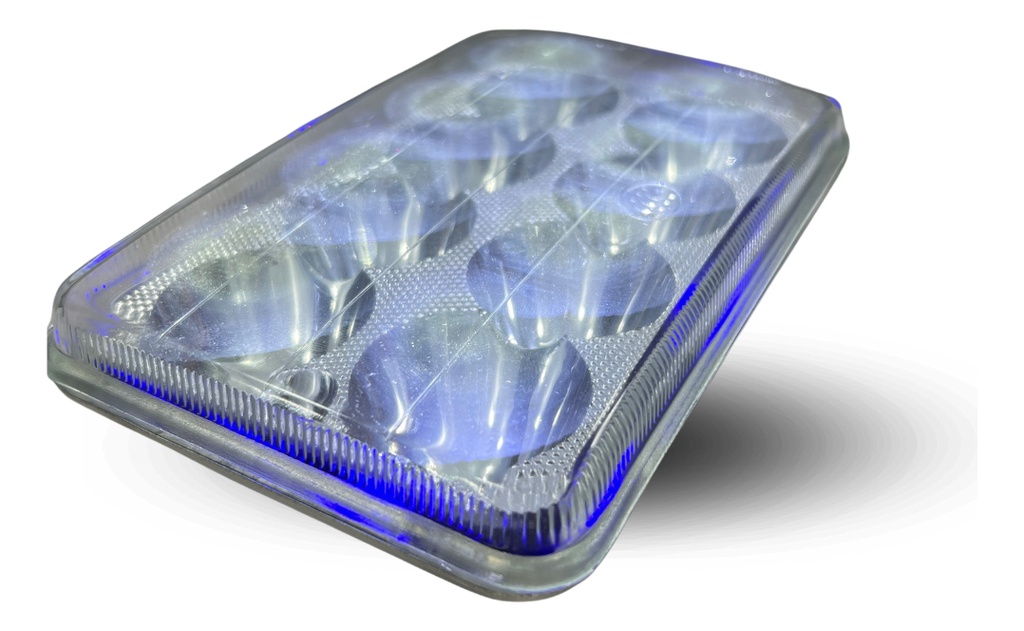 Faro Para Moto Universal Cromo Dc 10-95v 40w