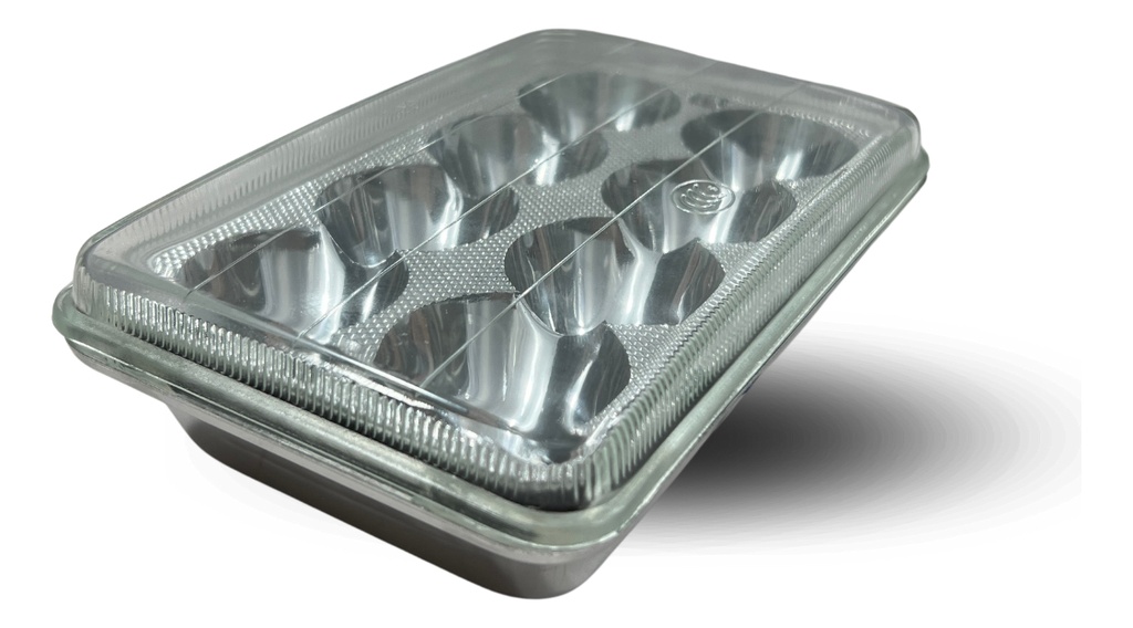 Faro Para Moto Universal Cromo Dc 10-95v 40w