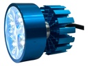 1 Pieza De Faro Led Para Moto Universal Carcasa Azul 20w