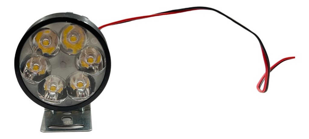 Faro Auxiliar Led Moto Ir1571 8-80v 6w Negro