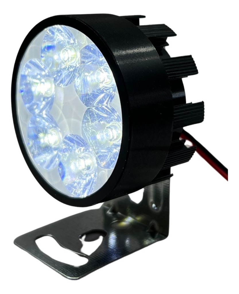Faro Auxiliar Led Moto Ir1571 8-80v 6w Negro