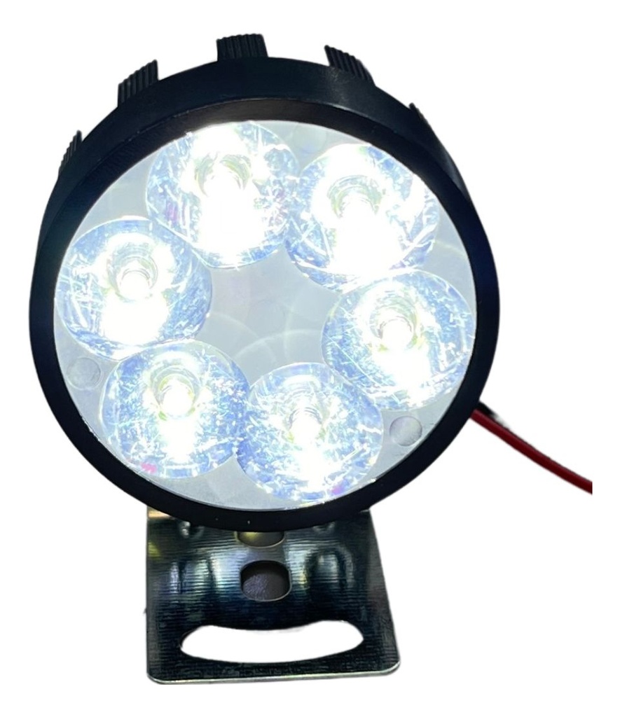 Faro Auxiliar Led Moto Ir1571 8-80v 6w Negro