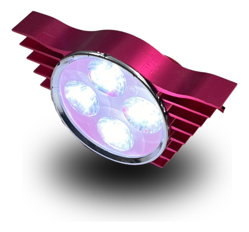 Faro Auxiliar Hyperled Alitas 8-80v  200lm 7 Colores Carcasa