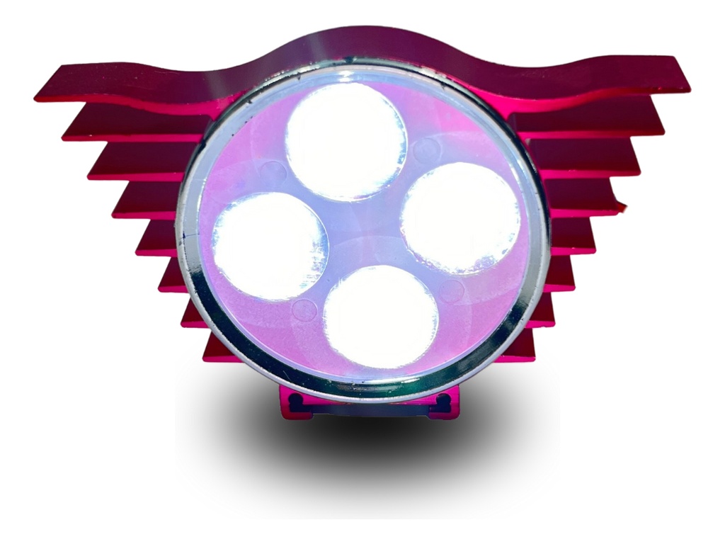 Faro Auxiliar Hyperled Alitas 8-80v  200lm 7 Colores Carcasa