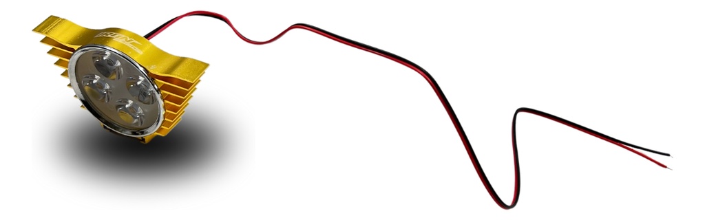 Faro Auxiliar Hyperled Alitas 8-80v  200lm 7 Colores Carcasa