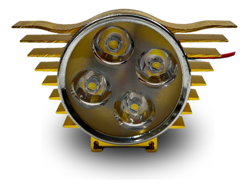 Faro Auxiliar Hyperled Alitas 8-80v  200lm 7 Colores Carcasa