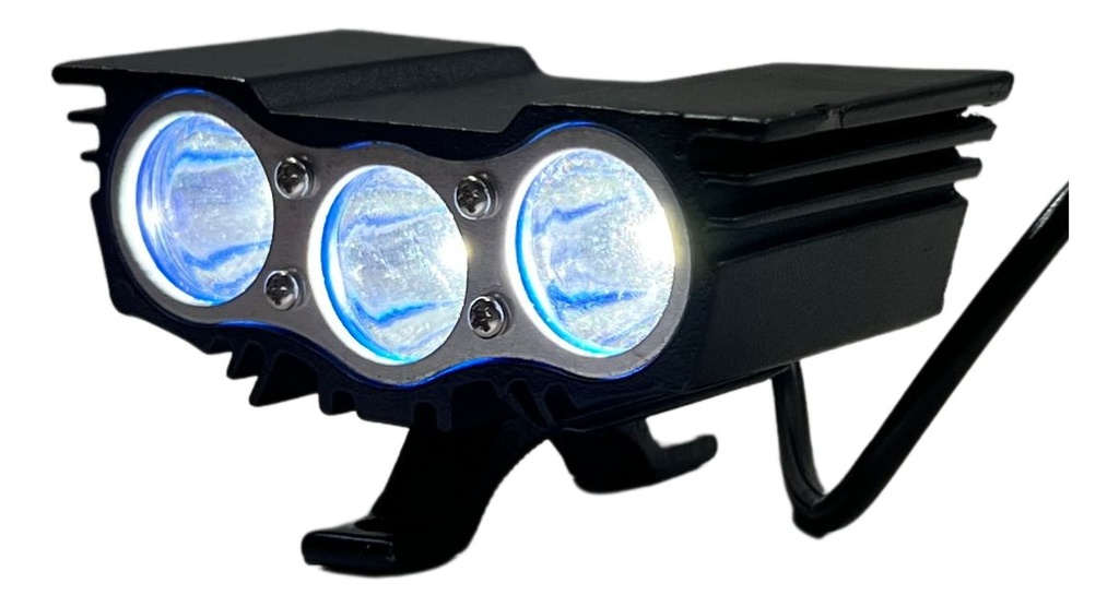 Faro Auxiliar Hyperled Moto Estrobo Ir-m02 12-80v 20w 2500lm