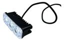 Faro Led Auxiliar Moto Con 3 Leds (9w) Luz Blanca