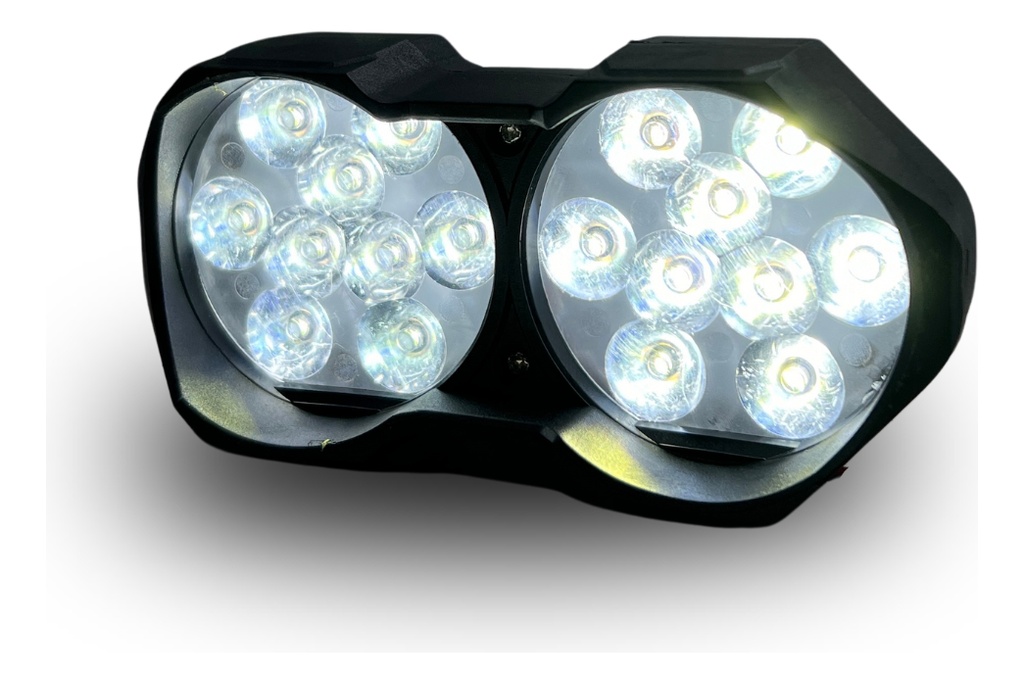 Faro Auxiliar Moto 18led Estrobo Ir-1553 10-80v