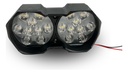 Faro Auxiliar Moto 12 O 18led Estrobo Ir-1553 10-80v
