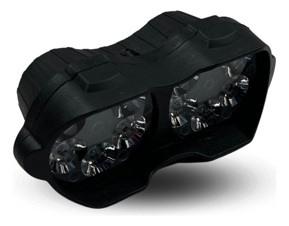 Faro Auxiliar Moto 12 O 18led Estrobo Ir-1553 10-80v
