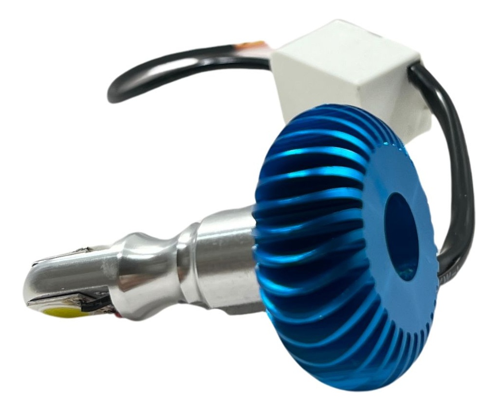 Foco Led Azul 24w Para Moto Dc 10-95v Bajo Consumo