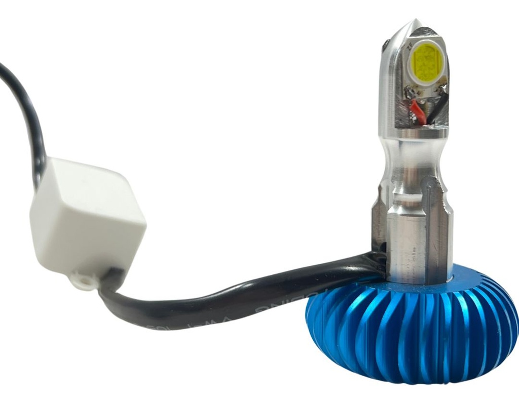 Foco Led Azul 24w Para Moto Dc 10-95v Bajo Consumo