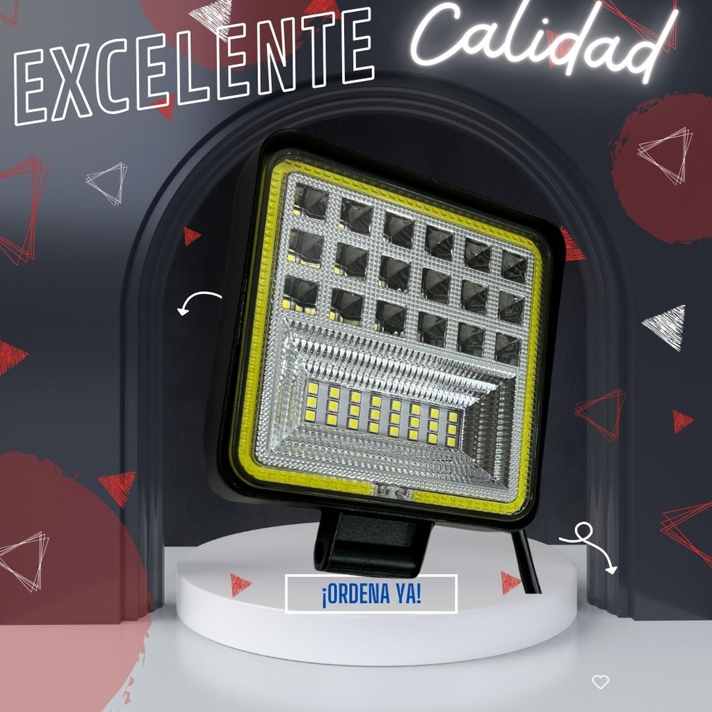 Faro Auxiliar Hyper 42led Ojo 42w 3800lm 1 Pieza