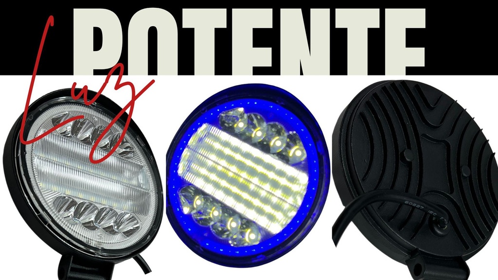 Faro Auxiliar Hyper 42led Ojo 42w 3800lm 1 Pieza