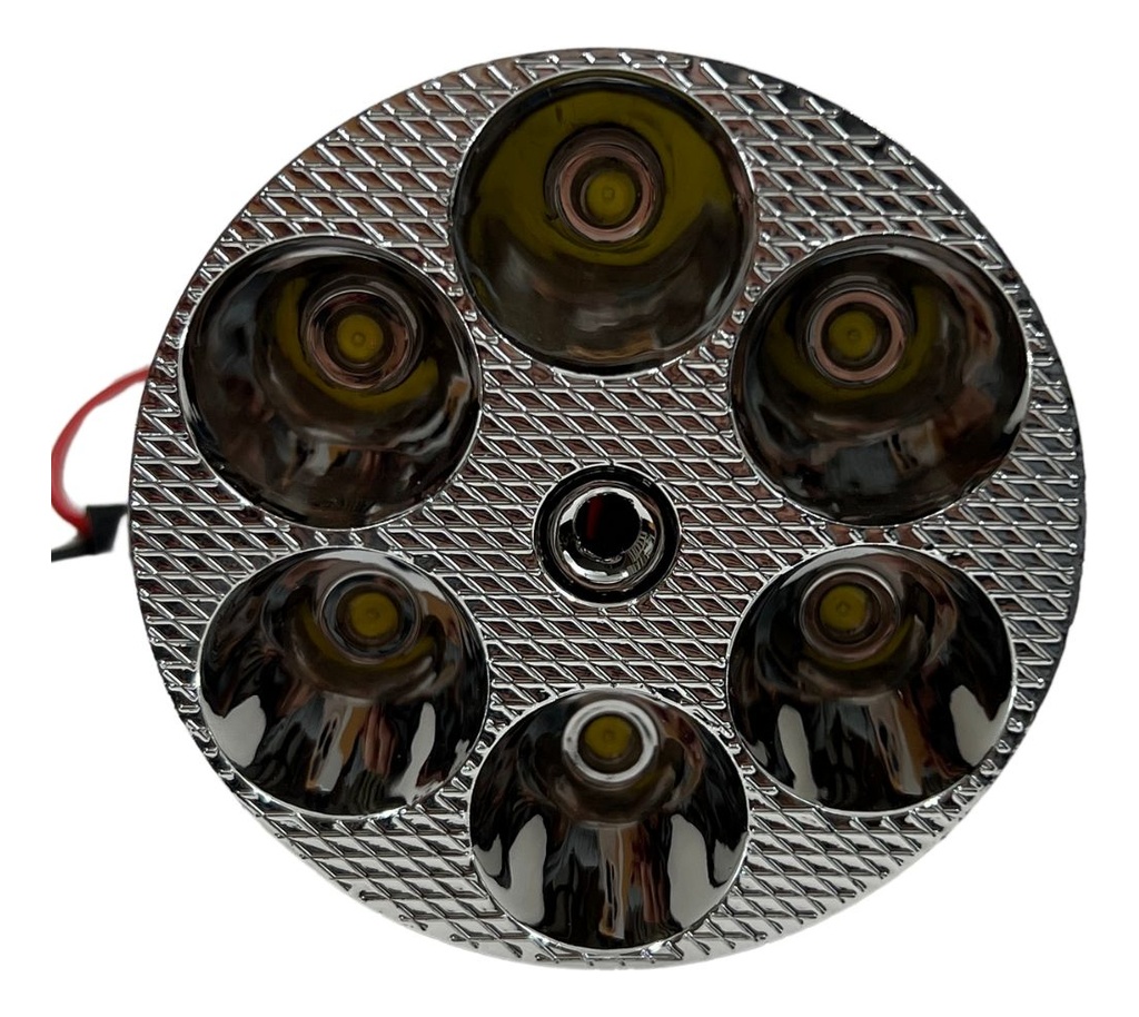 Repuesto Bombilla Led Redondo Moto Universal 10-95v 30w