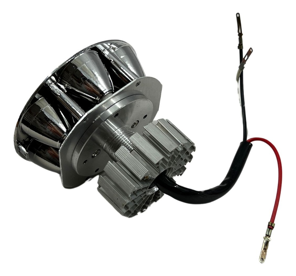 Repuesto Bombilla Led Redondo Moto Universal 10-95v 30w
