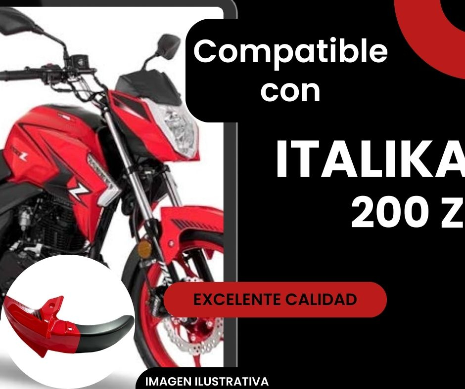 Salpicadera Delantera Para Moto Italika 200z