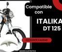Salpicadera Del. Blanca Generica Para Italika Dt125 Clasica