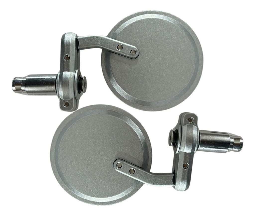 1 Par De Espejos Redondos Para Motocicleta Universal