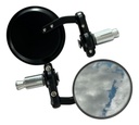 1 Par De Espejos Redondos Para Motocicleta Universal