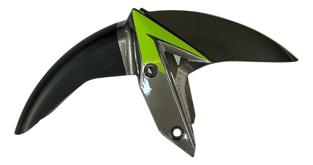 Salpicadera Delantera Negra Con Verde Italika 250z 2019-2022