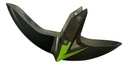 Salpicadera Delantera Negra Con Verde Italika 250z 2019-2022
