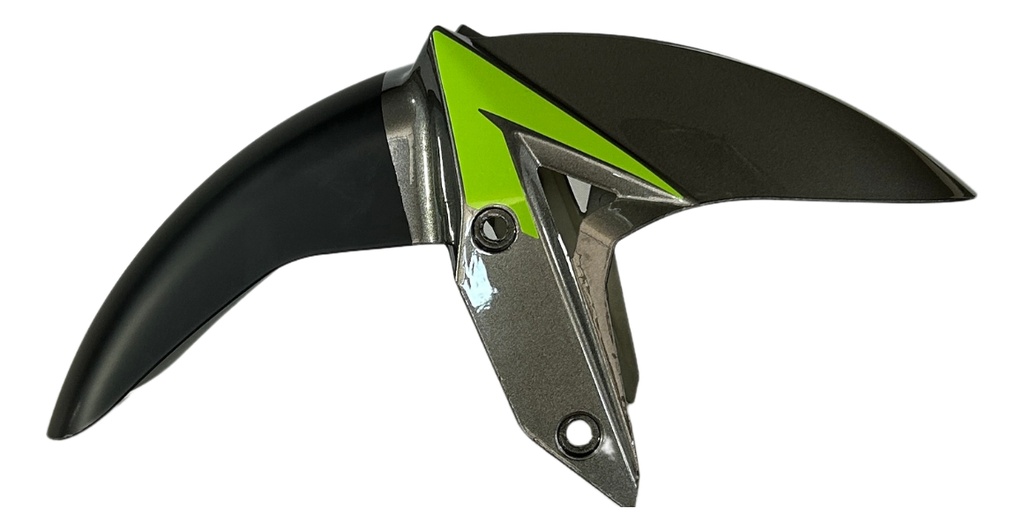 Salpicadera Delantera Negra Con Verde Italika 250z 2019-2022