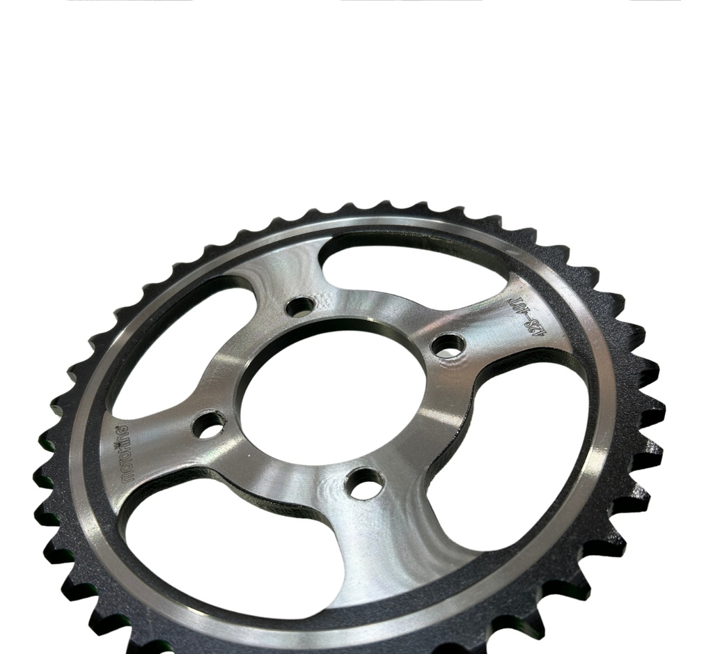 Engrane Traccion Trasero Acero #1045 40t Italika Ft110