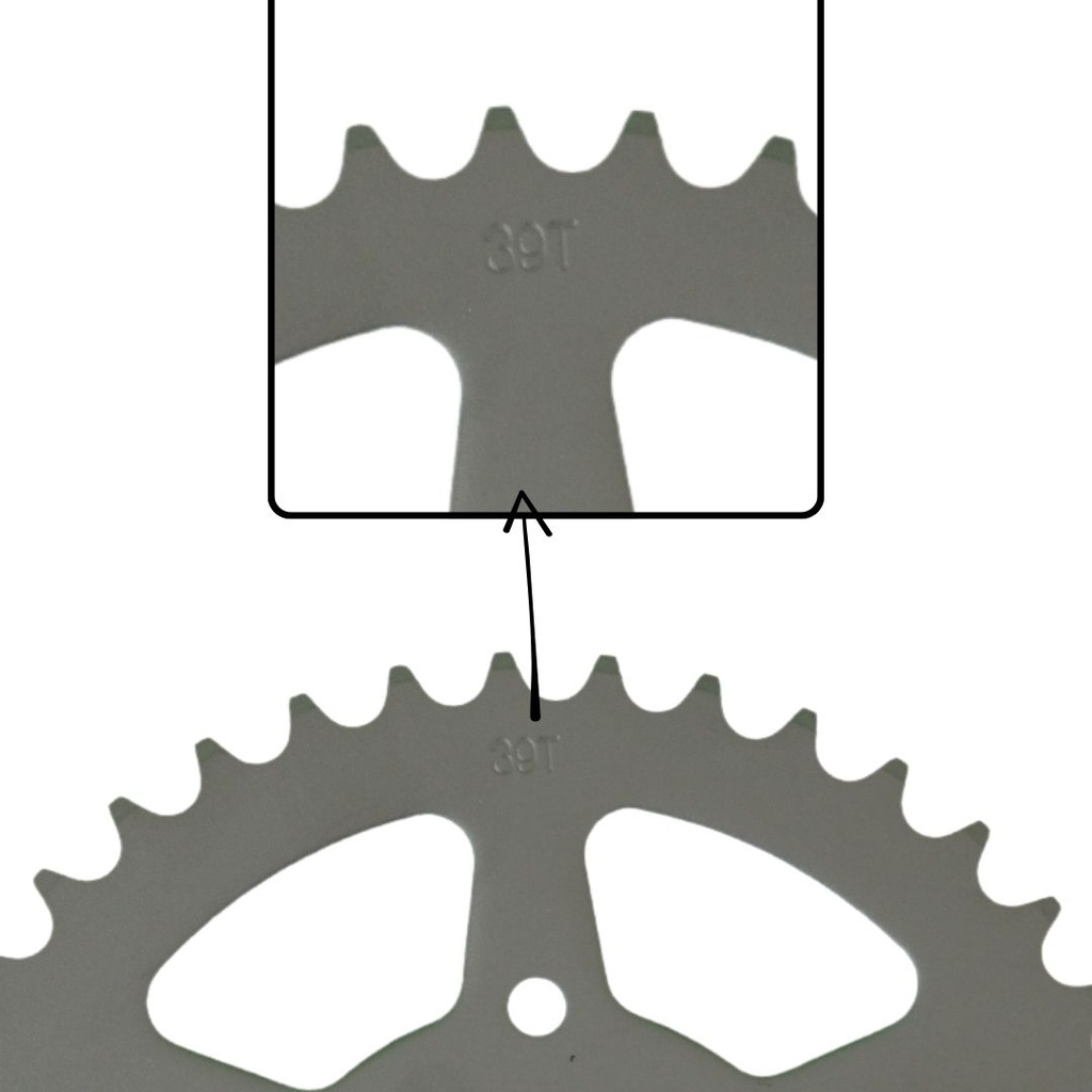 Engrane Tracción Trasero Acero 39t Pulsar 200ns #1045