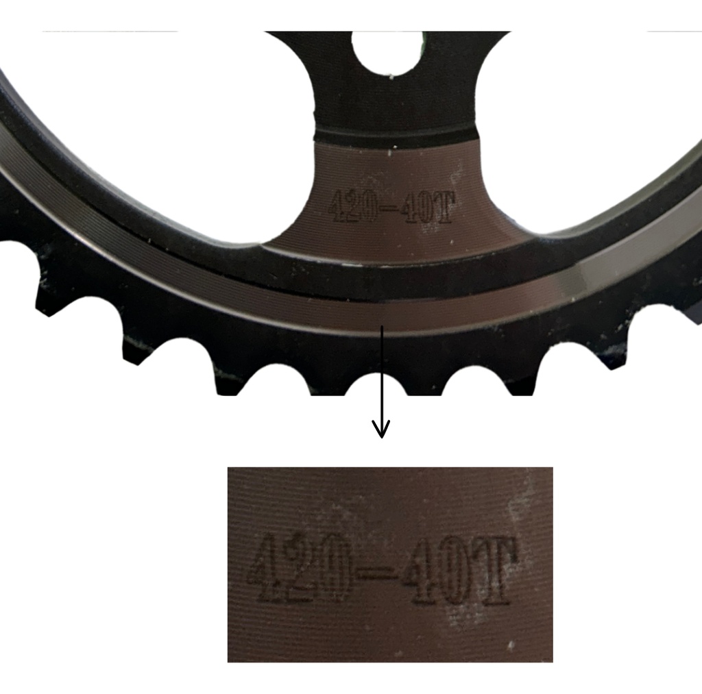 Engrane Traccion Trasero Acero #1045 40t St70, St90