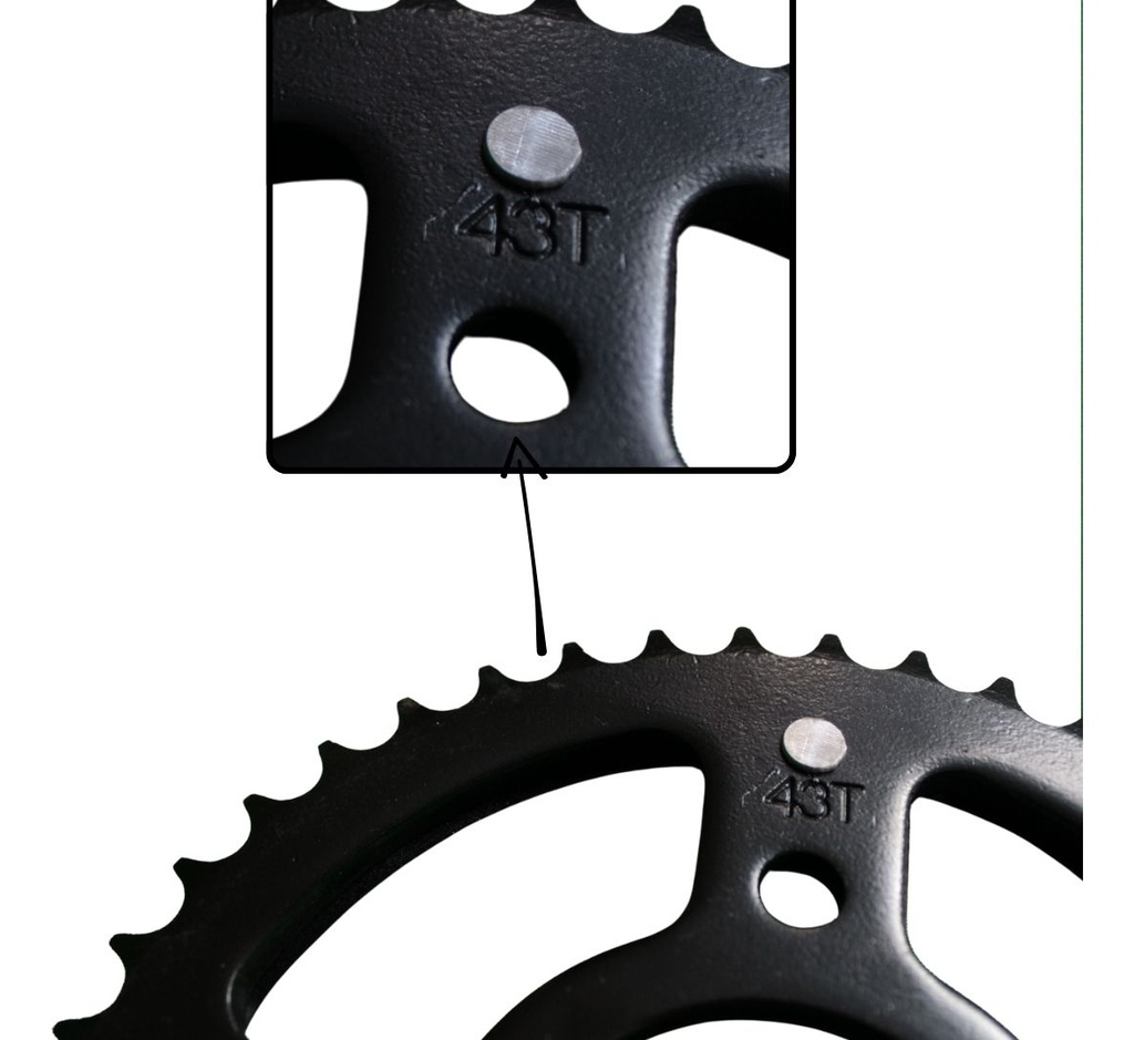 Juego De Engranes Traccion Honda Titan Cg150 428-43t/16t