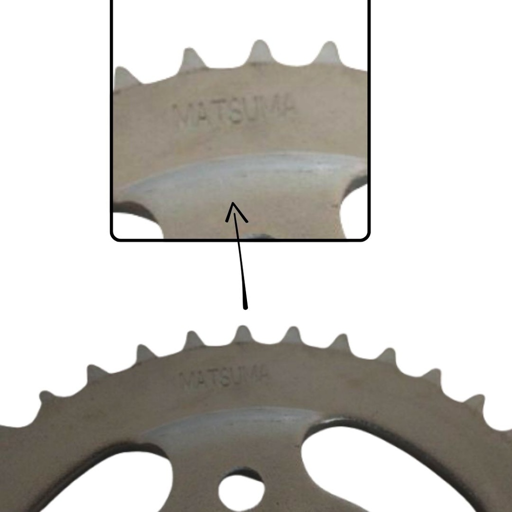 Engrane Traccion Trasero Acero #1045 41t 150s/ Ft150ts