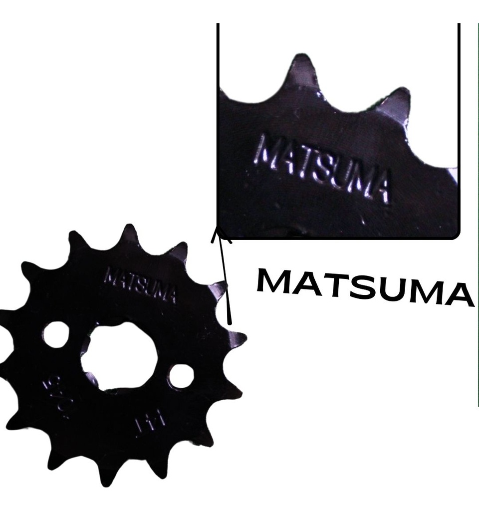 Engrane Traccion Delantero Acero Italika At-110 14t