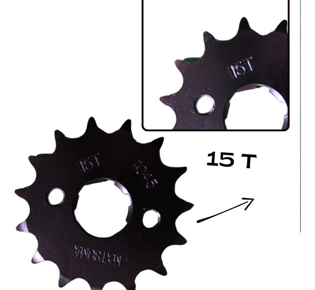Engrane Traccion Delantero Italika Ft125/ Ft150 15t